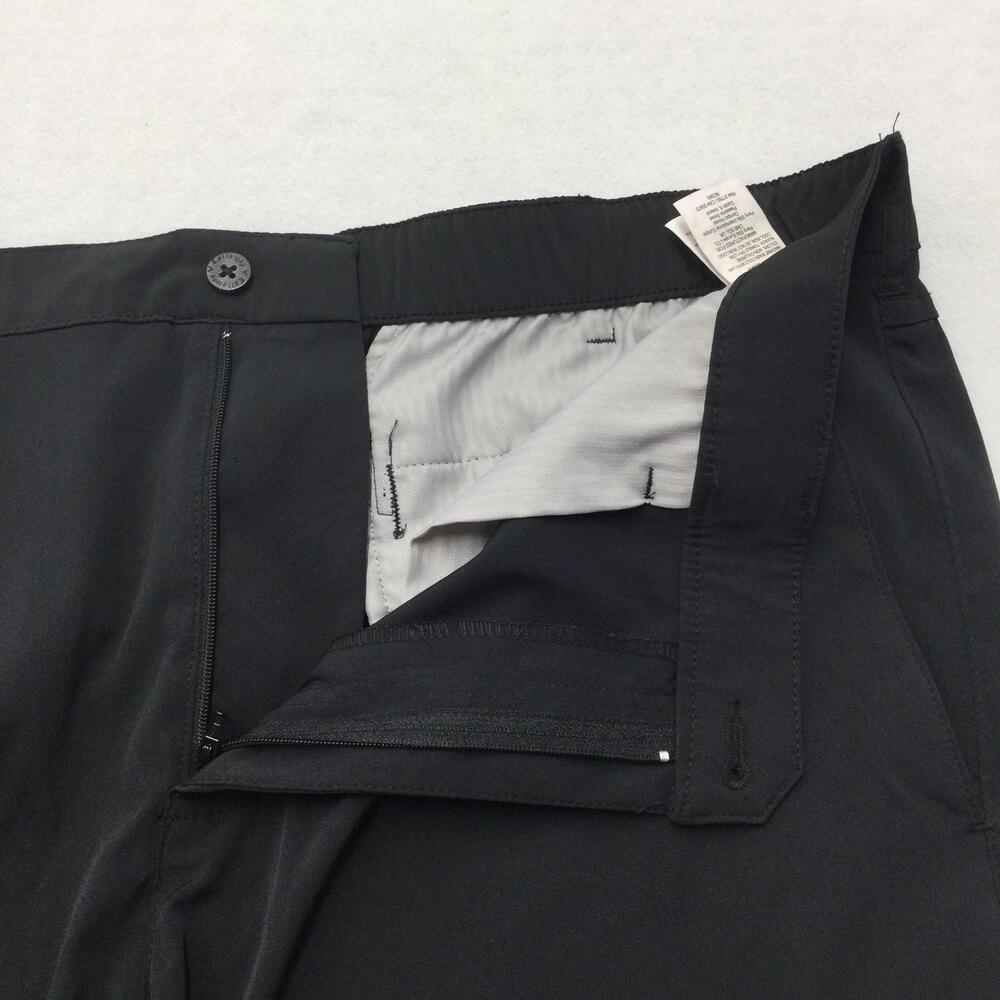 Callaway Pants Mens 36x30 Black Golf Khakis Stretch Elastic Waist Lightweight - Picture 8 of 12